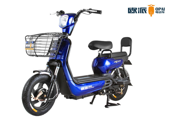 バスケットLEDのヘッドライトが付いている多彩な二重座席スマートな電気自転車
