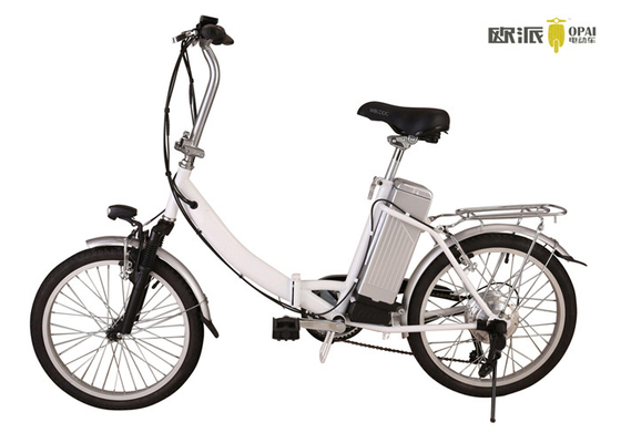 銀製の折りたたみの電気自転車のライト級選手の調節可能な2つの車輪の電気バイク