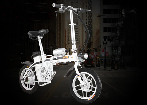 250ワットの大人の電気自転車、1台の小さい折りたたみ電気バイク-ボタンの折りたたみ