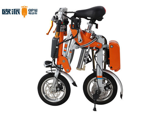 リチウム電池36v 10ahが付いている電気自転車を折る長期200w